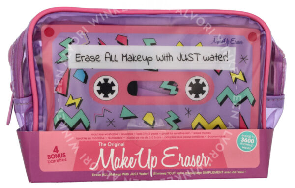 MakeUp Eraser The Nineties Set 6stuk Eraser/4 Hair Clips/Pouch - Afbeelding 2
