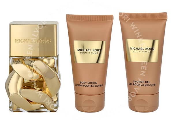 Michael Kors Pour Femme Giftset 150ml Edp Spray 50ml/Shower Gel 50ml/Body Lotion 50ml - Afbeelding 2
