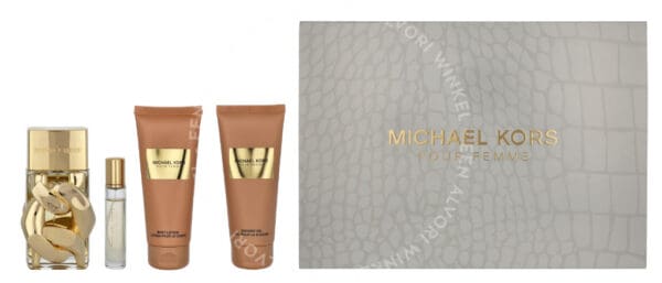 Michael Kors Pour Femme Giftset 310ml Edp Spray 100ml/Shower Gel 100ml/Body Lotion 100ml/Edp Spray 10ml