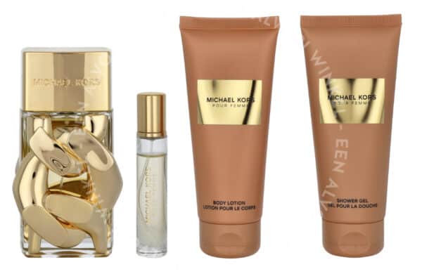 Michael Kors Pour Femme Giftset 310ml Edp Spray 100ml/Shower Gel 100ml/Body Lotion 100ml/Edp Spray 10ml - Afbeelding 2