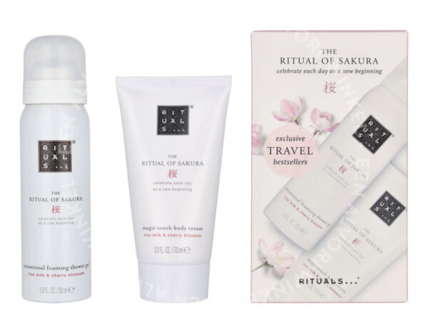 Rituals Sakura Set 120ml Body Cream 70ml/Foaming Shower Gel 50ml