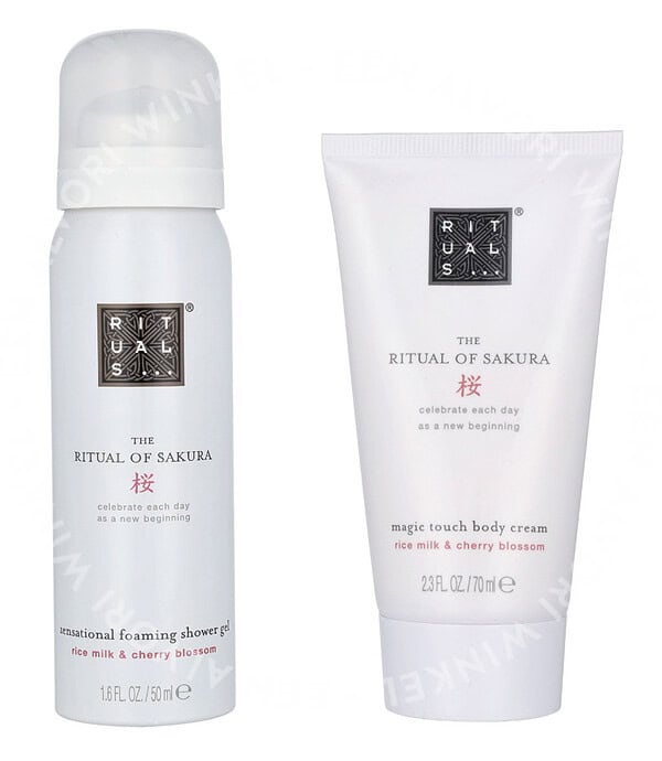 Rituals Sakura Set 120ml Body Cream 70ml/Foaming Shower Gel 50ml - Afbeelding 2