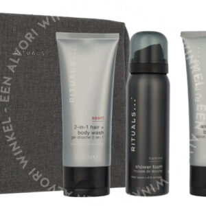 Rituals Homme Men's Care Set 240ml Shower Foam 50ml/2-in1 Hair And Body Wash 70ml/Body Lotion 70ml/Antiperspirant Spray 50ml