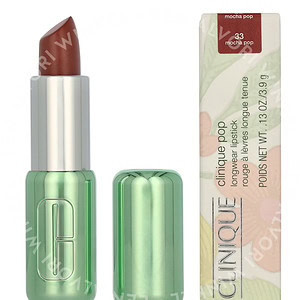 Clinique Pop Longwear Satin Lipstick 3,9g #33 Mocha Pop