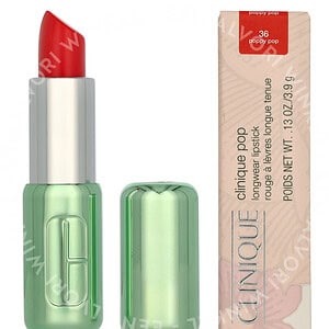 Clinique Pop Longwear Satin Lipstick 3,9g #36 Poppy Pop
