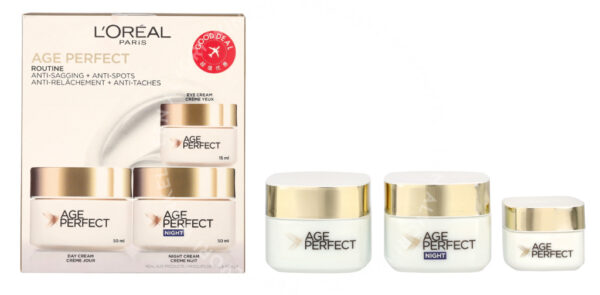 L'Oreal Age Perfect Programme 115ml Eye Cream 15ml/ Day Cream 50ml/Night Cream 50ml