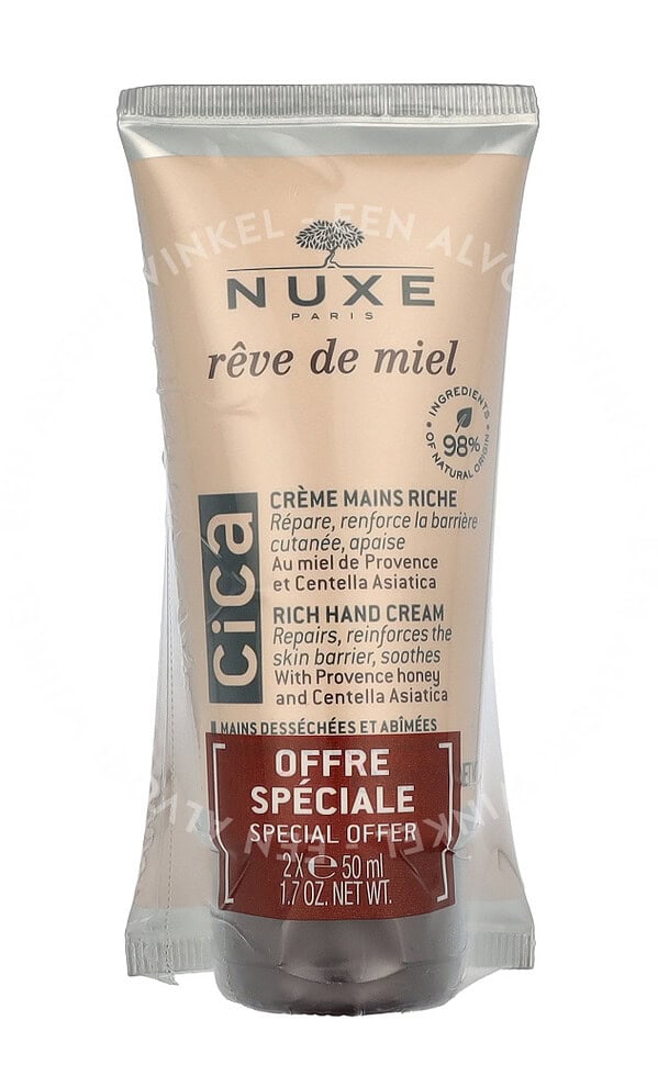 Nuxe Reve De Miel Hand Cream Duo Set 100ml 2x50ml - Afbeelding 2