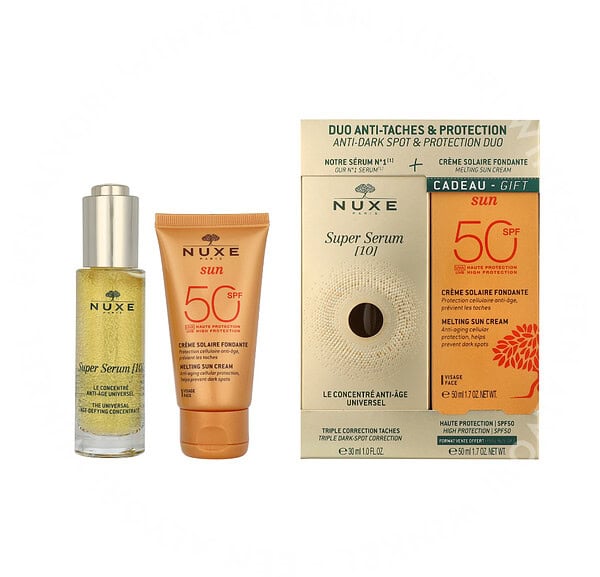 Nuxe Set 80ml The Universal Age-Defying Concentrate 30 ml/SUN Melting Cream High Protection SPF50 Face 50 ml