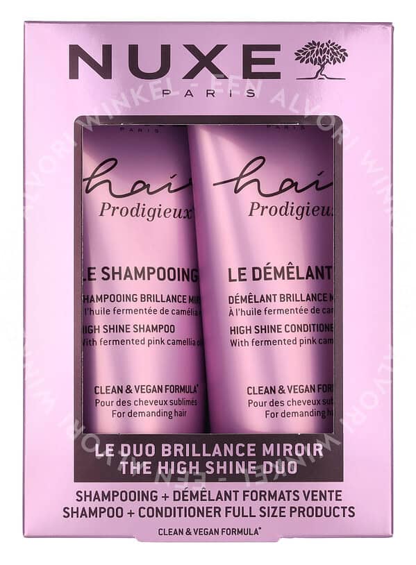 Nuxe Hair Prodigieux Set 400ml High Shine Shampoo 200ml / High Shine Conditioner 200ml - Afbeelding 2
