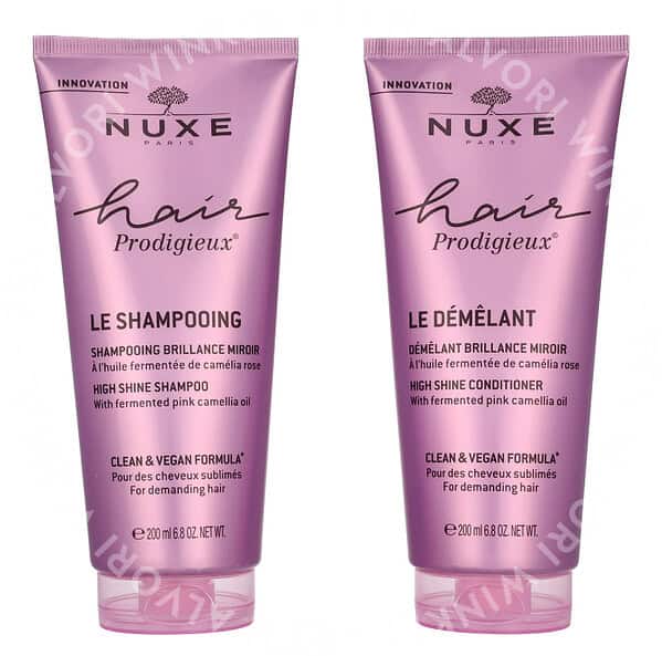Nuxe Hair Prodigieux Set 400ml High Shine Shampoo 200ml / High Shine Conditioner 200ml