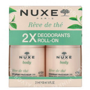 Nuxe Reve De The Duo Set 100ml Fresh Feel Deodorant 24H Roll-On 2 x 50 ml