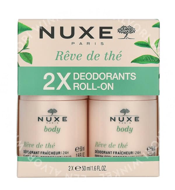 Nuxe Reve De The Duo Set 100ml Fresh Feel Deodorant 24H Roll-On 2 x 50 ml - Afbeelding 2