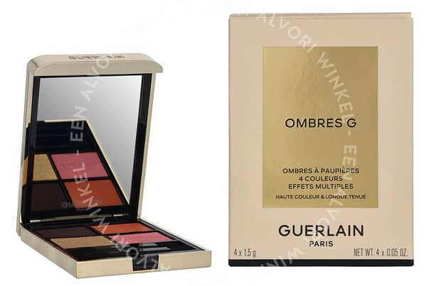 Guerlain Ombres G 4 Colors Eyeshadow Palette 6g #555 Metal Butterfly