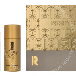 Paco Rabanne 1 Million Giftset 260ml Edt Spray 100 ml/Deo Spray 150 ml/Edt Travel Spray 10ml