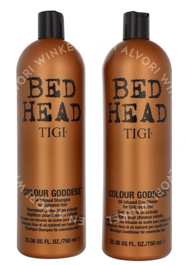 Tigi BH Colour Goddess Tween Set 1500ml Shampoo 750ml/Conditioner 750ml - For Electric Looking Hair Colour