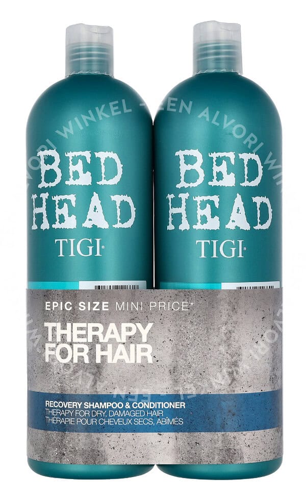 Tigi Bh Recovery Tween Set 1500ml Shampoo 750ml/Conditioner 750ml - Rehab For Dry, Damaged Hair - Afbeelding 2