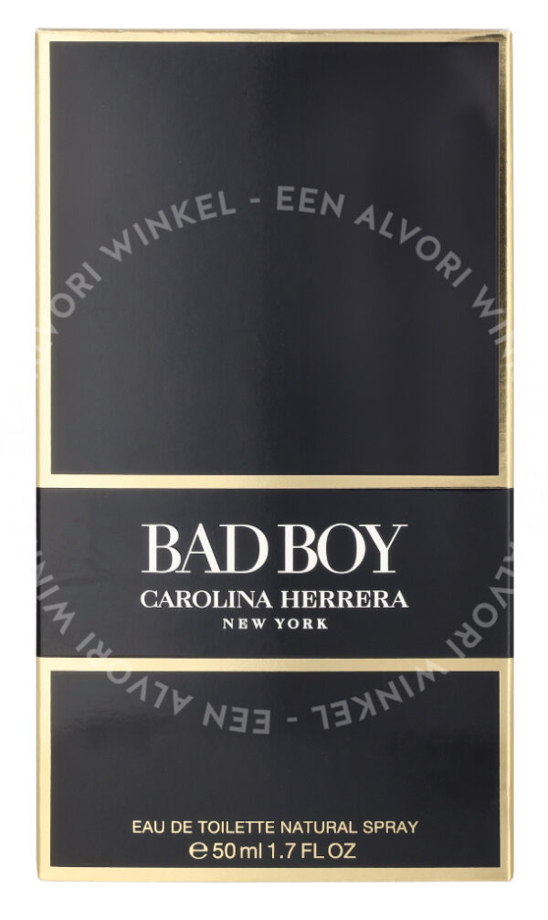 Carolina Herrera Bad Boy Edt Spray 50ml - Afbeelding 3