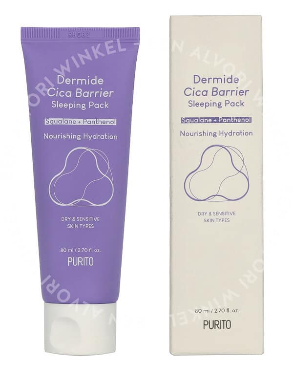 Purito Seoul Dermide Cica Barrier Sleeping Pack 80ml All Skin Types