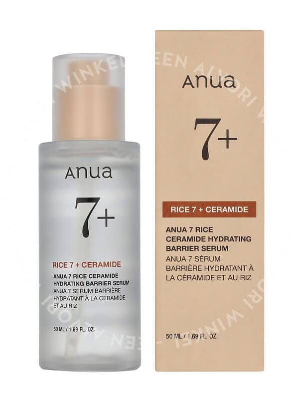 Anua Rice 7 + Ceramide Hydrating Barrier Serum 50ml