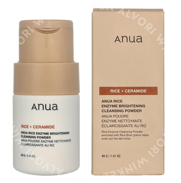 Anua Rice + Ceramide Enzyme Brightening Cleansing Powder 40g