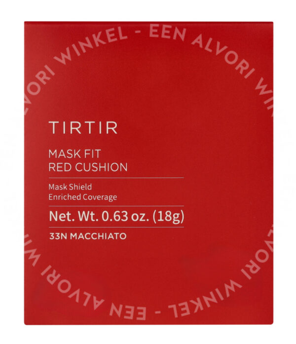 Tirtir Mask Fit Red Cushion Foundation SPF40 18g #33N Macchiato - Afbeelding 3