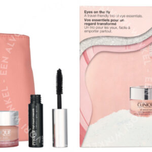 Clinique All About Eyes Set 33,5ml All About Eyes Gel Cream 15m/Take The Day Off Cleasing Balm 15ml/High Impact Mascara 3,5ml/Bag