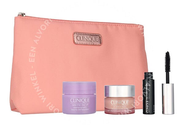 Clinique All About Eyes Set 33,5ml All About Eyes Gel Cream 15m/Take The Day Off Cleasing Balm 15ml/High Impact Mascara 3,5ml/Bag - Afbeelding 2
