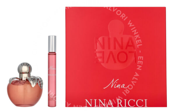 Nina Ricci Nina Giftset 60ml Edt Spray 50ml/Roll-On 10ml