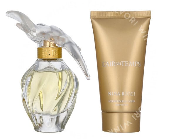 Nina Ricci L'Air Du Temps Giftset 125ml Edt Spray 50ml/Body Lotion 75ml - Afbeelding 2