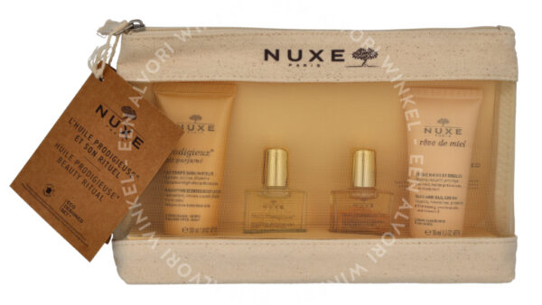 Nuxe Prodigieux Travel Kit 80ml Prodigieux Body Milk 30ml/Oil Prodigieuse 10ml/Oil Prodigieuse Or 10ml/Hand Cream 30ml - Afbeelding 2