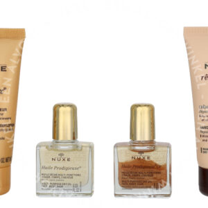 Nuxe Prodigieux Travel Kit 80ml Prodigieux Body Milk 30ml/Oil Prodigieuse 10ml/Oil Prodigieuse Or 10ml/Hand Cream 30ml