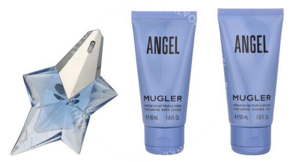 Thierry Mugler Angel Giftset 125ml Edp Spray 25ml/Body Lotion 50ml/Shower Gel 50ml - Afbeelding 2