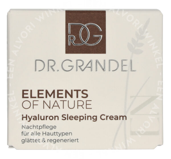 Dr. Grandel Elements of Nature Hyaluron Sleeping Cream 50ml For All Skin Types - Afbeelding 3