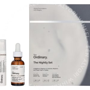 The Ordinary The Nightly Set 75ml Emulsion 15ml/Rose Hip Seed Oil 30ml/Hyaluronic Acid 2% + B5 30ml