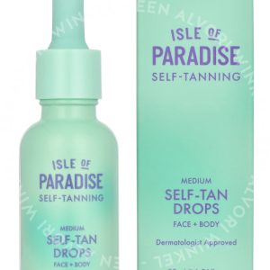 Isle of Paradise Self-Tan Drops Face + Body 30ml Medium