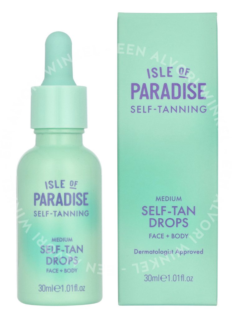 Isle of Paradise Self-Tan Drops Face + Body 30ml Medium