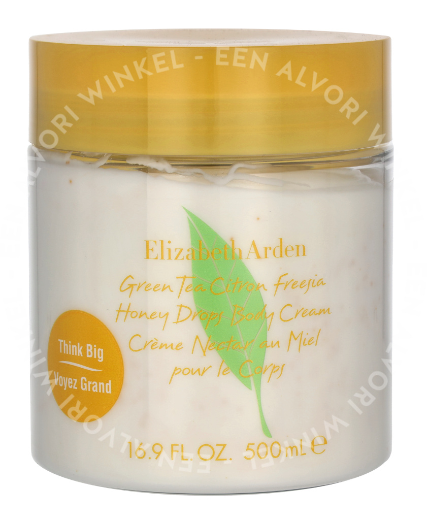 E.Arden Honey Drops Body Cream 500ml Green Tea Citron Freesia - Afbeelding 2