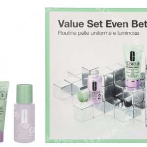 Clinique Beauty Routine Anti Stains Set 90ml Even Better Serum 30ml/AAC Soap Mild 30ml (promo)/Clarifying Lotion 2 30ml (promo)