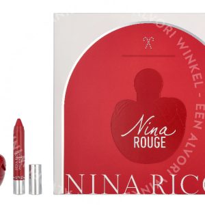 Nina Ricci Nina Rouge Giftset 52.5ml Edt Spray 50ml/Lipstick 2,5gr