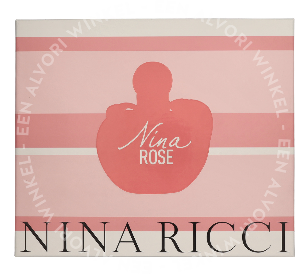 Nina Ricci Nina Rose Les Belles De Nina Giftset 125ml Edt Spray 50ml/Body Lotion 75ml - Afbeelding 2