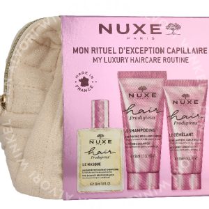 Nuxe Hair Prodigieux Rituel Exception Set 110ml Mask 30ml/Shampoo 50ml/Detangler 30ml