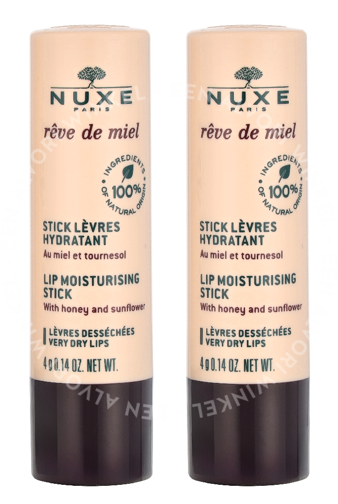 Nuxe Reve De Miel Lip Moisturizing Stick Duo Set 8ml 2x4gr - Afbeelding 2