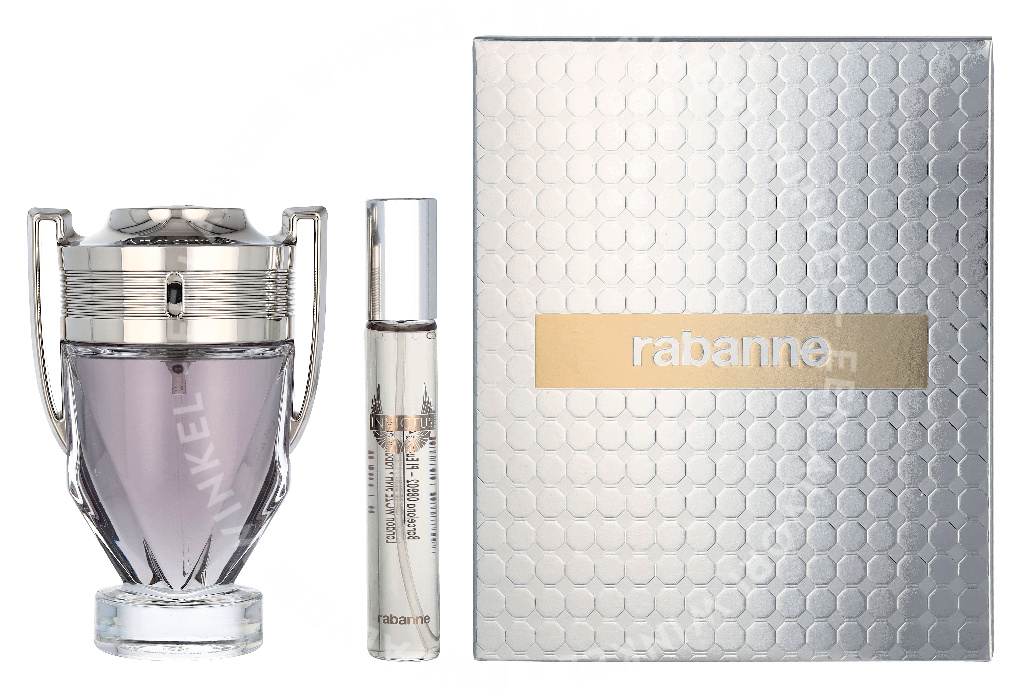 Paco Rabanne Invictus Giftset 120ml Edt Spray 100ml/Edt Spray 20ml