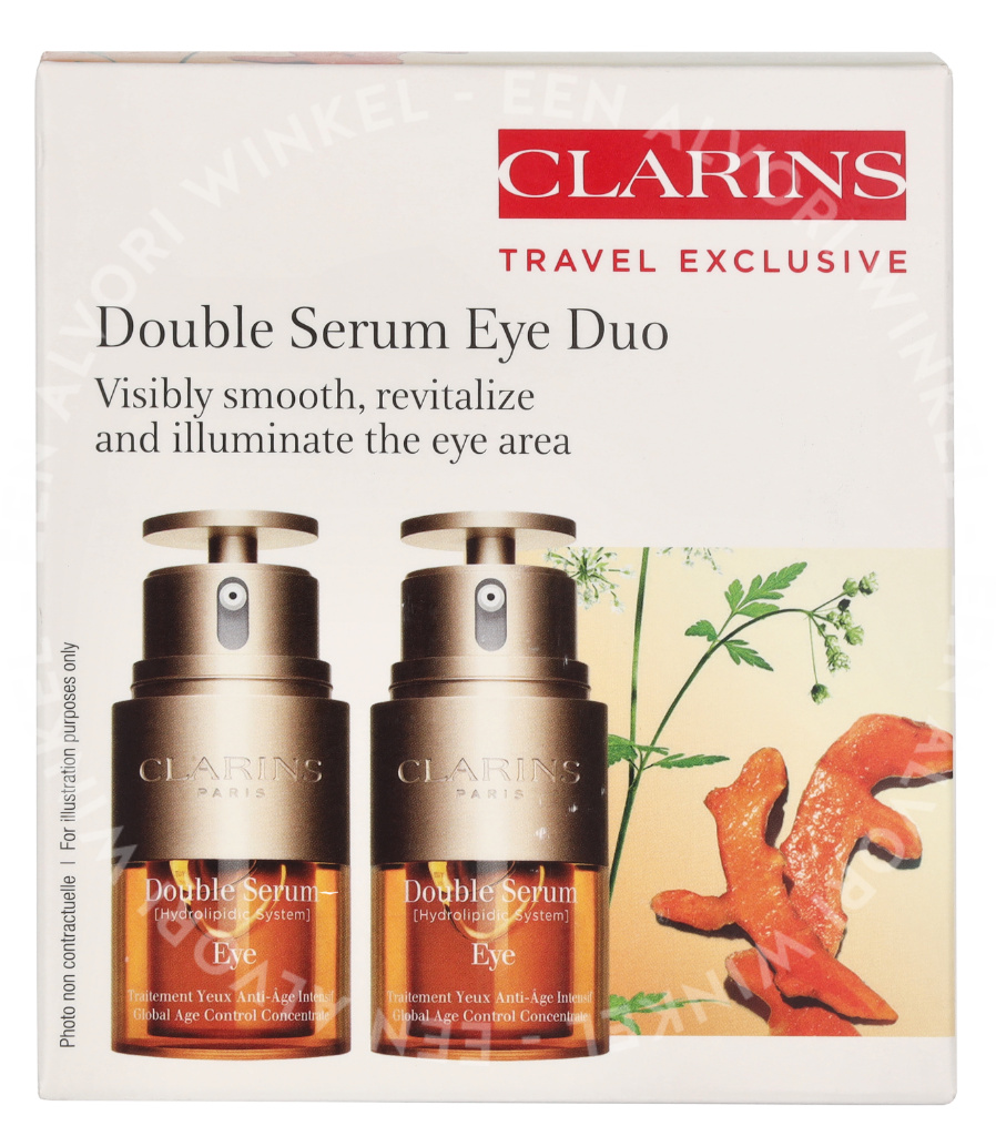 Clarins Double Serum Eye 40ml 2x20ml - Afbeelding 2