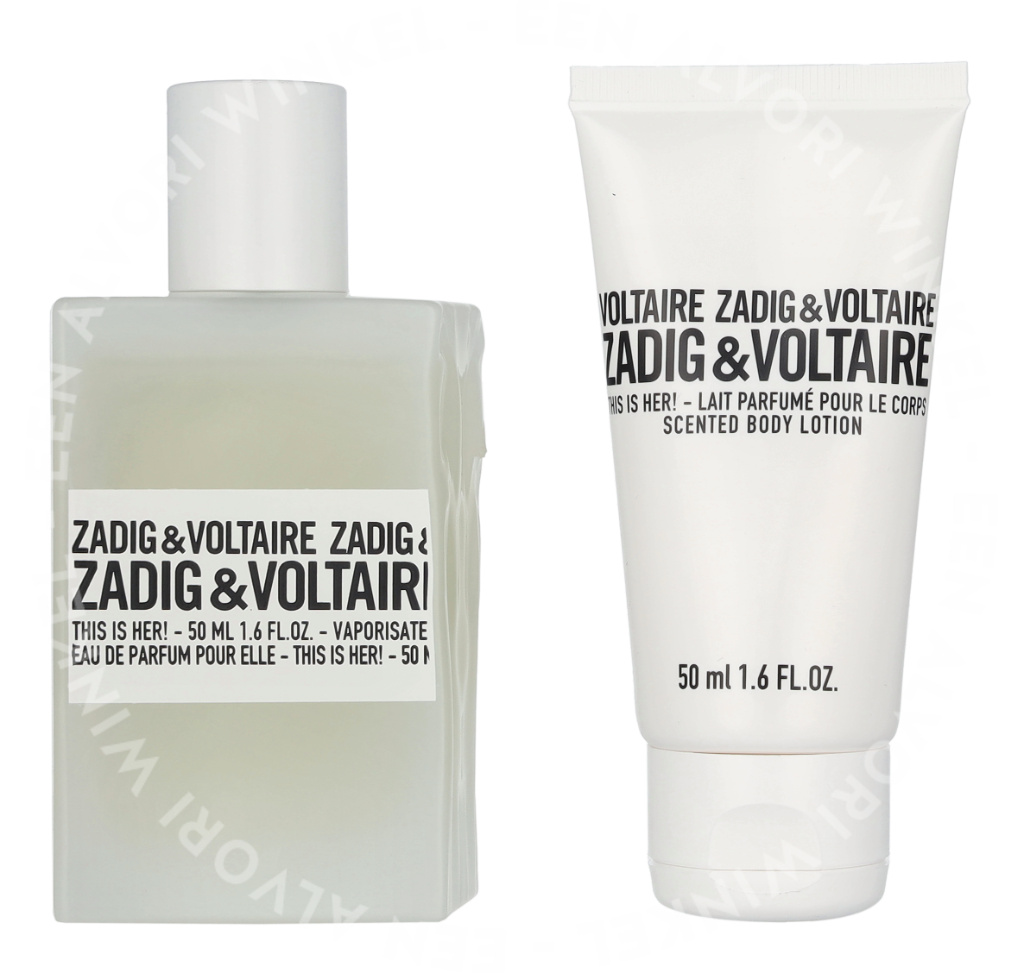 Zadig & Voltaire This Is Her! Giftset 100ml Edp Spray 50ml/Body Lotion 50ml - Afbeelding 3