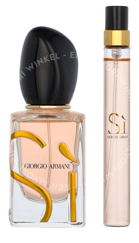 Armani Si Giftset 40ml Edp Spray 30 ml/Edp Spray 10 ml - Afbeelding 3