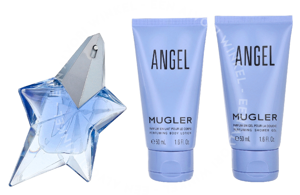 Thierry Mugler Angel Giftset 125ml Edp Spray 25ml/Body Lotion 50ml/ Shower Gel 50ml - Afbeelding 3