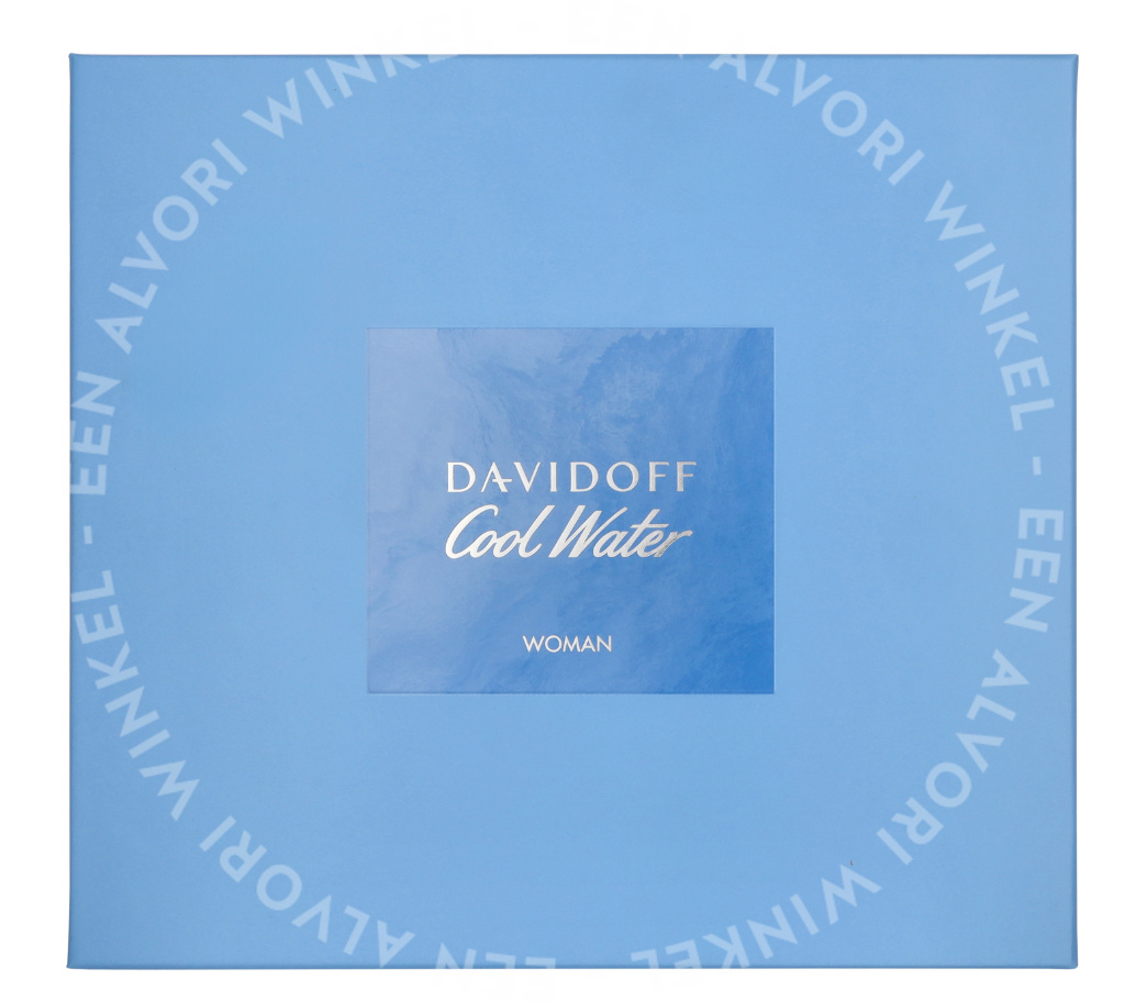 Davidoff Cool Water Woman Giftset 250ml Edt Spray 100ml/Body Lotion 75ml/Shower Gel 75ml - Afbeelding 2