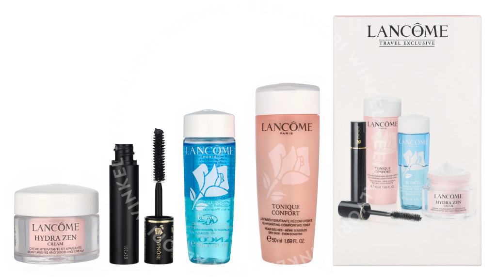 Lancome Hydra Zen Must-Haves Set 97ml Tonique 15ml/Make-Up Remover 30ml/Cream SPF15 15ml/Mascara Black 2ml