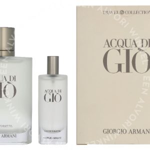 Armani Acqua Di Gio Pour Homme Giftset 115ml Edt Refill 100ml/Edt Spray 15ml
